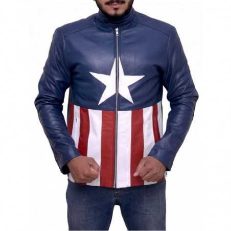 Captain America Style Concert Jon Bon Jovi Jacket