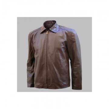 Michael Fassbender Brown Leather Jacket