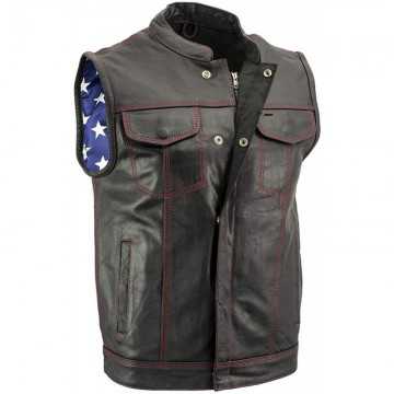 Men's 'Old Glory' Leather...