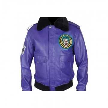 Joker Jacket – Batman Henchman Goon Purple Joker Bomber Jacket