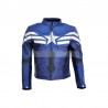 Captain America Winter Soldier Biker Leather Jacket