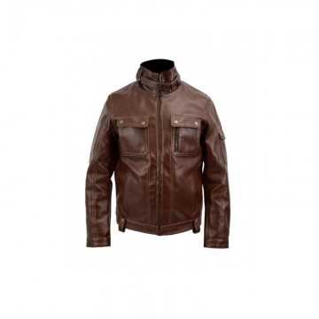 Chad Gangsters Kingdom Spade IV Leather Jacket