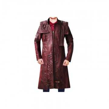 Guardian Of The Galaxy Volume 2 Chris Pratt Star Lord Leather Trench Coat