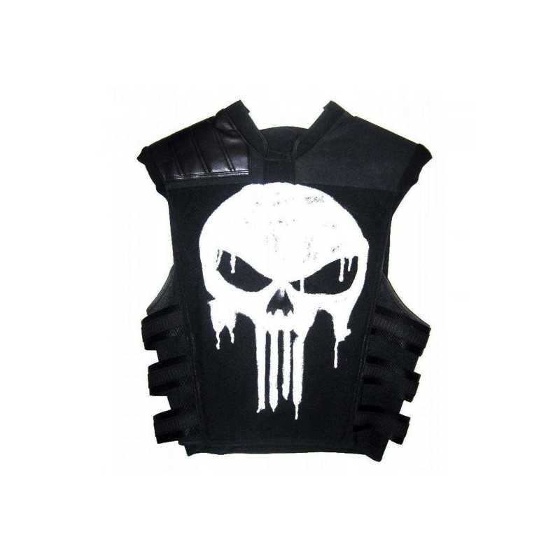 The Punisher Costume Leather Vest