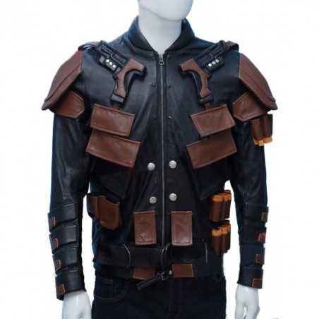 The Suicide Squad 2 Savant Pete Davidson 2021 Leather Jacket Costume Cosplay Coat Halloween Jacket