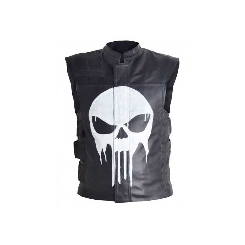 Thomas Janes The Punisher Leather Vest