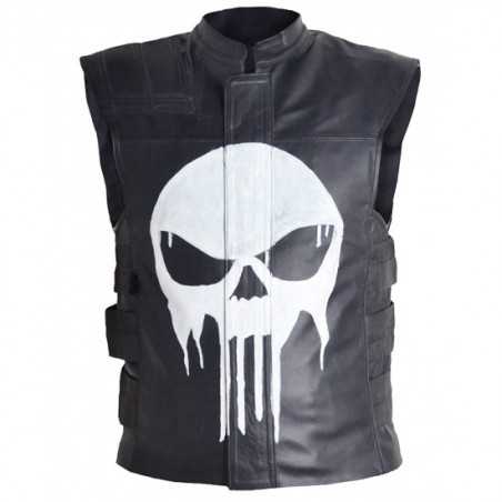 Thomas Janes The Punisher Leather Vest