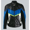 Panelled Color Biker Jacket For Men