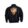 Rocky Tiger Balboa Black Leather Jacket