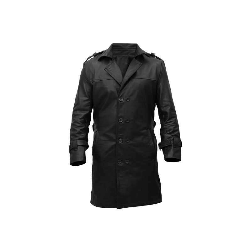 Rorschach Watchmen Leather Trench Coat