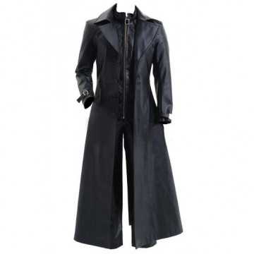 Resident Evil 5 Albert Wesker Leather Coat Cosplay Costume
