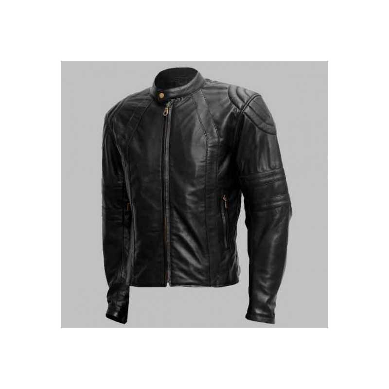 New Men's Black Sheep Leather Jacket