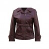 Captain America The First Avenger Peggy Carter Brown Leather Jacket