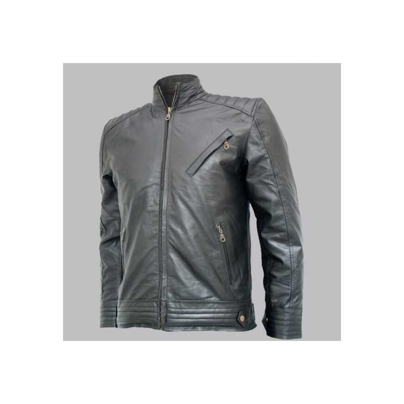 Bourne Legacy Black Leather Jacket