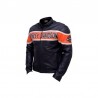 Harley Davidson Biker Leather Jacket Victoria Lane Style Motorcycle Top