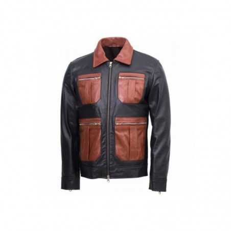 Men's Guarda Vintage Biker Leather Jacket