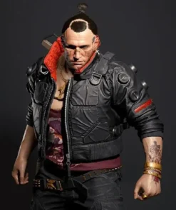 Cyberpunk 2077 Jackie Welles Bomber Leather Jacket