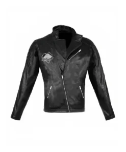 Alternative view of Cyberpunk 2077 Johnny Silverhand Leather Jacket