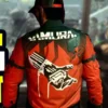 Cyberpunk 2077 Samurai Orange Bomber Jacket - Image 8