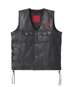 Alternative view of Cyberpunk 2077 V Nomad Leather Vest