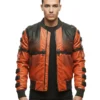 Cyberpunk 2077 Samurai Orange Bomber Jacket - Image 4
