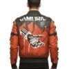 Cyberpunk 2077 Samurai Orange Bomber Jacket - Image 5