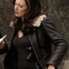 criminal minds lola glaudini brown jacket