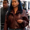 erika alexander leather jacket
