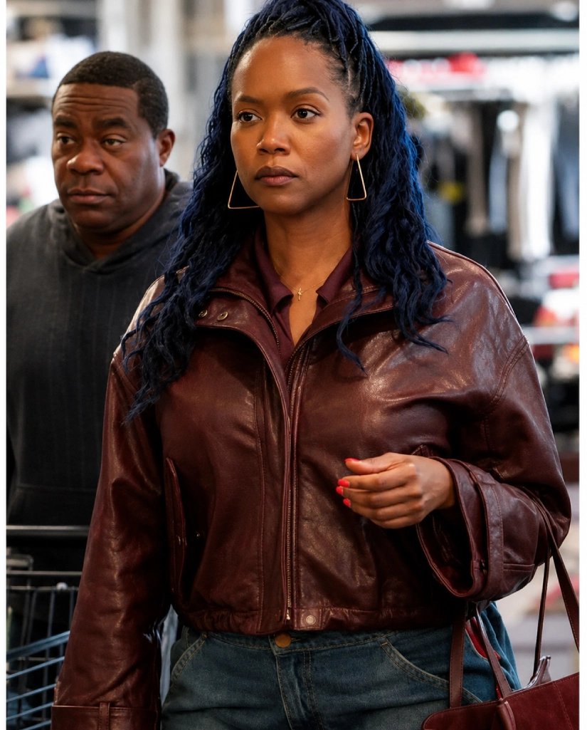 erika alexander leather jacket