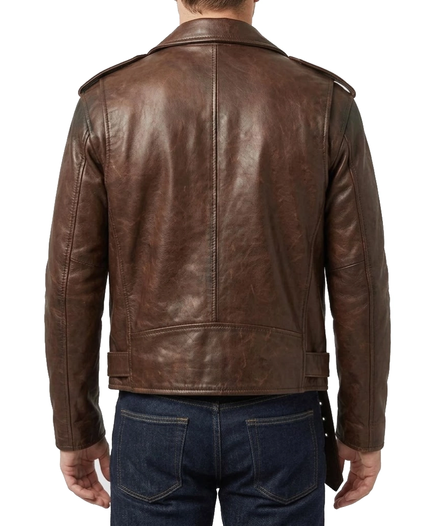 josh o’connor leather jacket