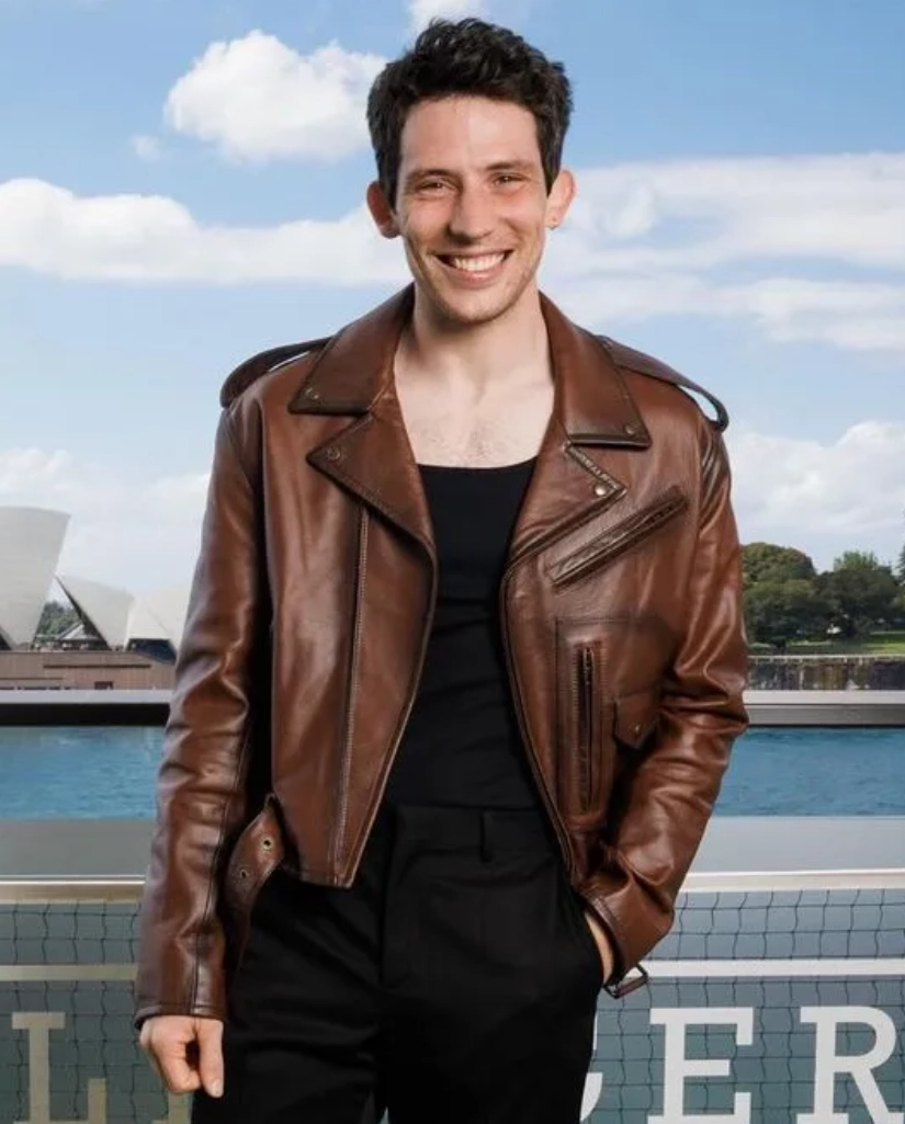 Josh O’Connor Leather Jacket