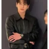 jungkook leather jacket