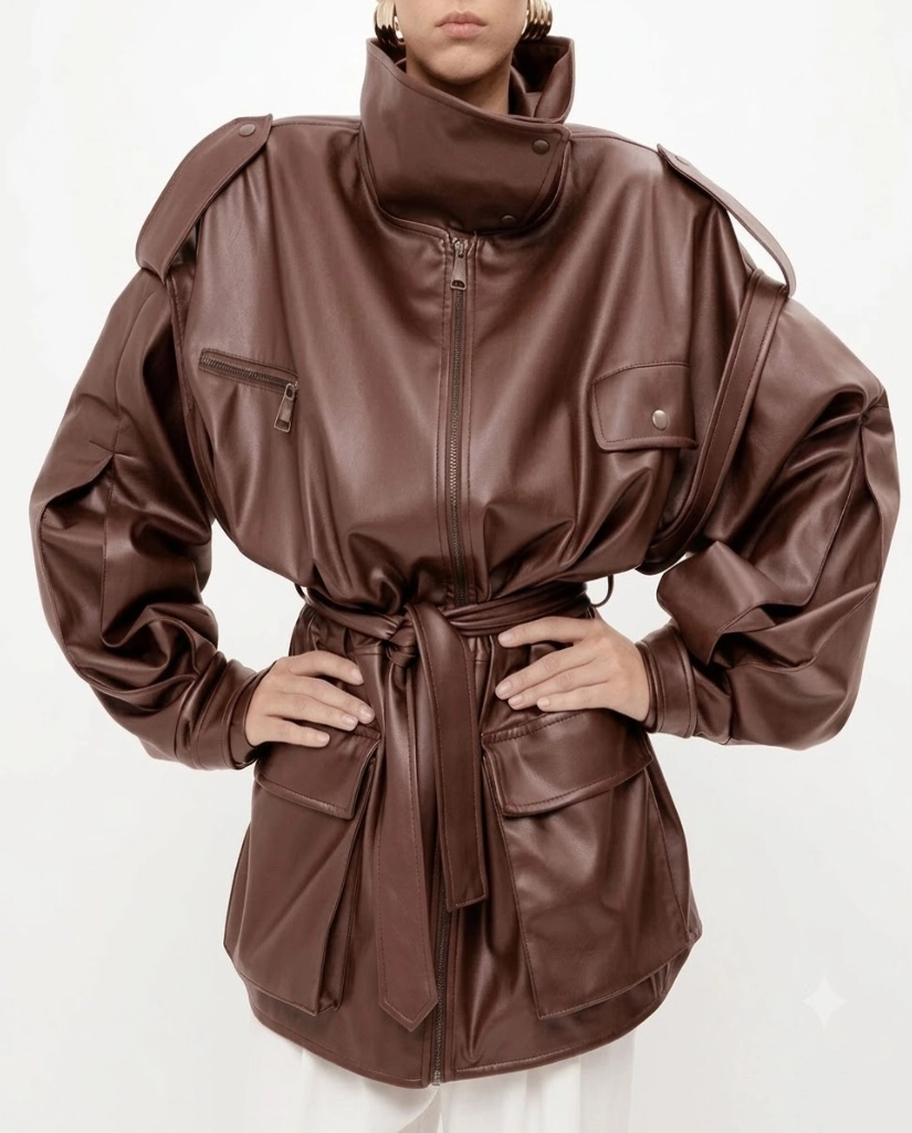 Lindsey Vonn Brown Jacket