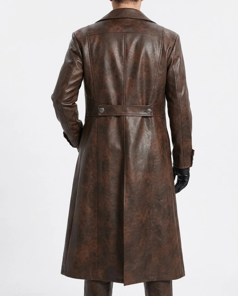 spider noir brown coat