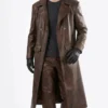 spider noir brown coat