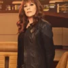 star trek picard s03 deanna troi black leather jacket (1)