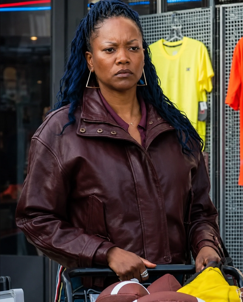 the fall and rise of reggie dinkins leather jacket