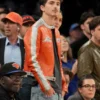 Timothée Chalamet Avirex Orange Leather Jacket - Image 6