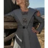 Yellowstone 1923 Cara Dutton Grey Cotton Coat - Image 3