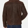 A Season to Blossom Carlo Marks Suede Leather Jacket - Image 3