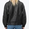 The Madison Beau Garrett Black Leather Jacket - Image 3