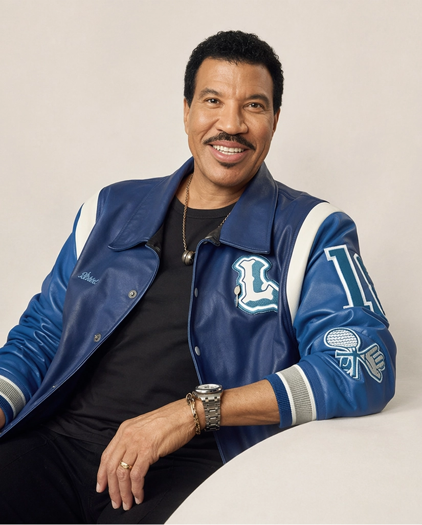 American Idol Lionel Richie Blue Varsity Jacket - Image 4