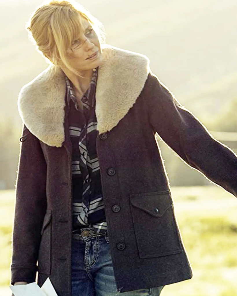 beth dutton brown coat