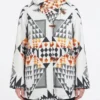 Yellowstone Beth Dutton White Wool Cloak Coat - Image 2