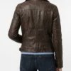 Boston Blue Marisa Ramirez Brown Leather Jacket - Image 3