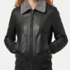 The Yeti Brittany Allen Black Leather Jacket - Image 2