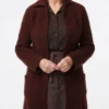 Yellowstone 1923 Cara Dutton Brown Coat - Image 2