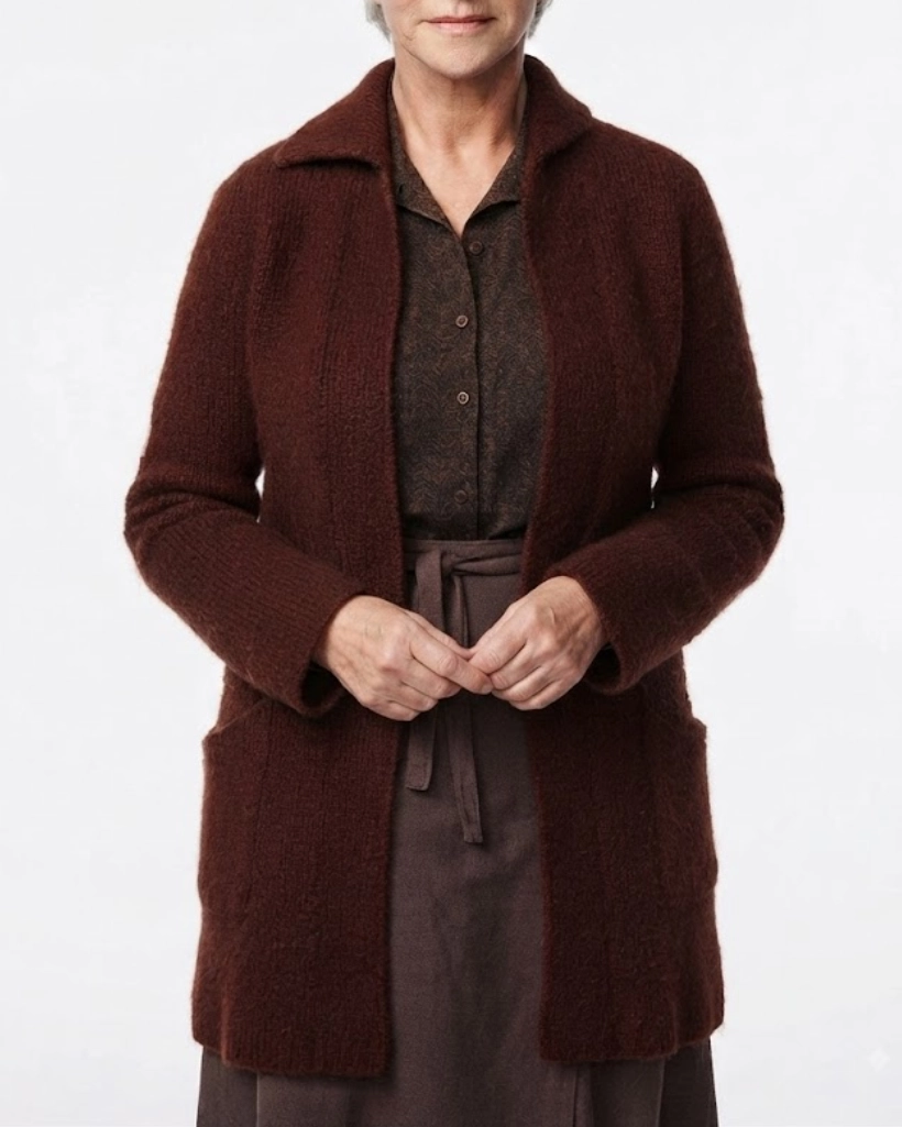 Alternative view of Yellowstone 1923 Cara Dutton Brown Coat