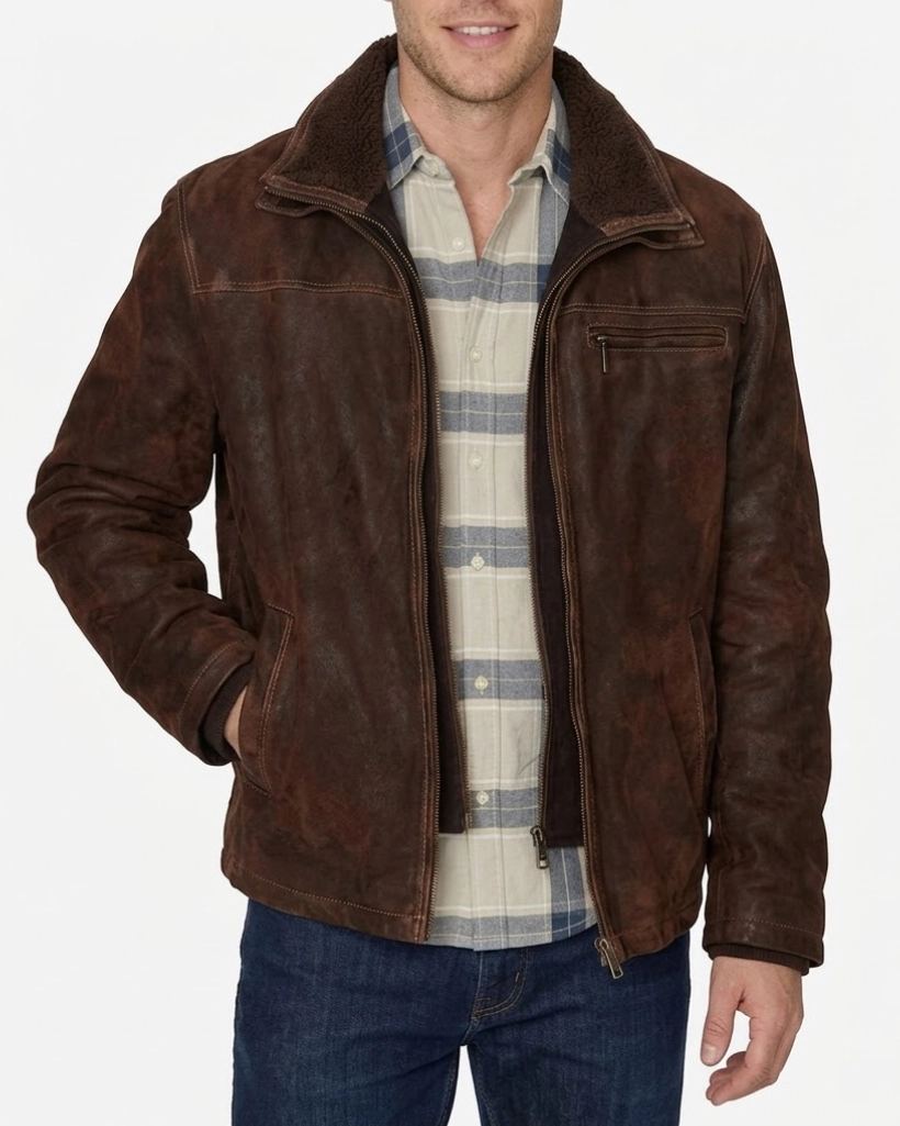 Alternative view of A Season to Blossom Carlo Marks Suede Leather Jacket