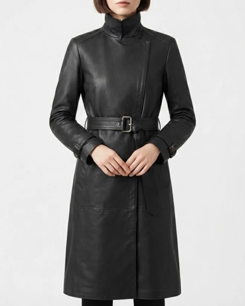 Alternative view of Sunny Nights D’Arcy Carden Black Leather Coat
